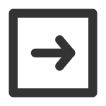 Arrow Right Square SVG Icon